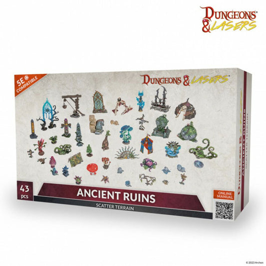 Dungeons and Lasers Ancient Ruins Scatter Terrain Terrain Archon Studio