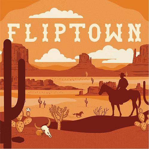 Fliptown Board Game Write Stuff Games