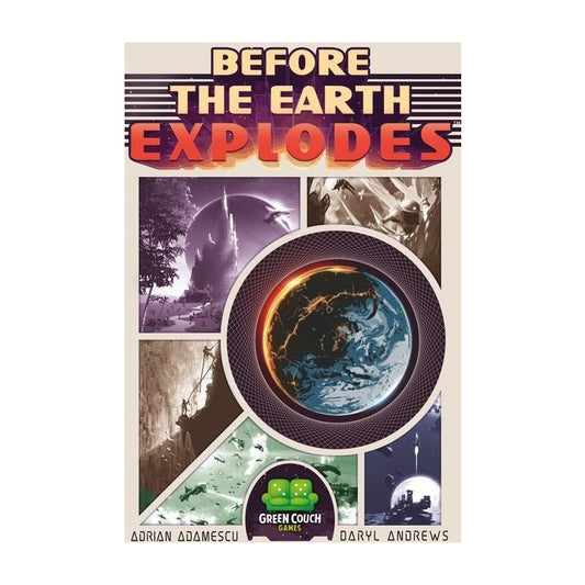 Before the Earth Explodes Board Game Green Couch Games