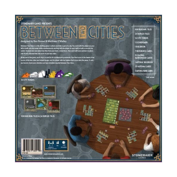 Between Two Cities: Capitals Board Game Stonemaier Games