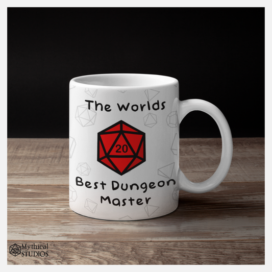 The Worlds Best DM Mug Gifts Mythical Studios
