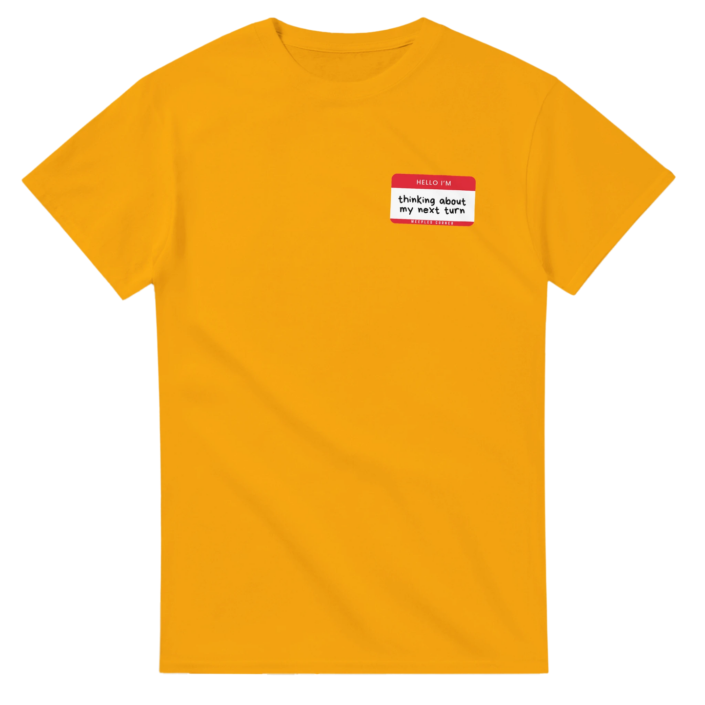 'Take Your Time' Unisex Crewneck T-shirt Print Material Meeples Corner
