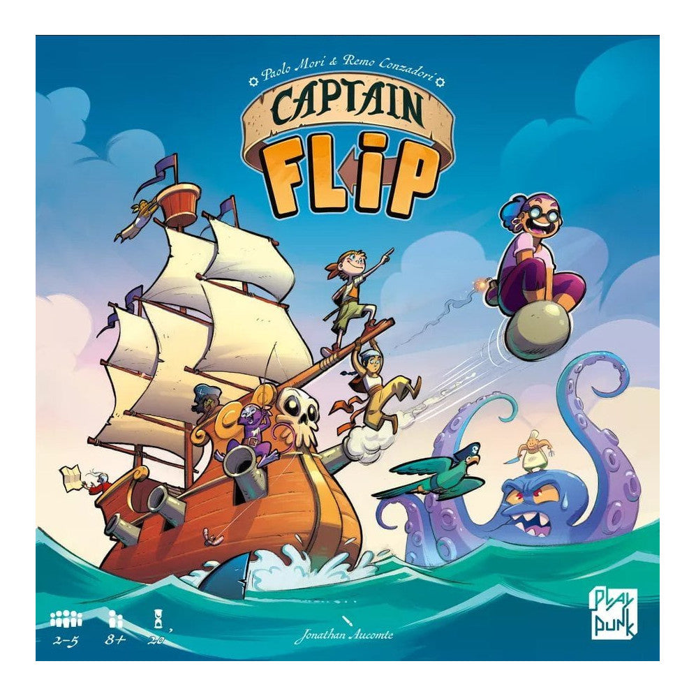 Captain Flip Board Game Play Punk