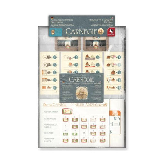 Carnegie: Departments & Donations Board Game Pegasus Spiele