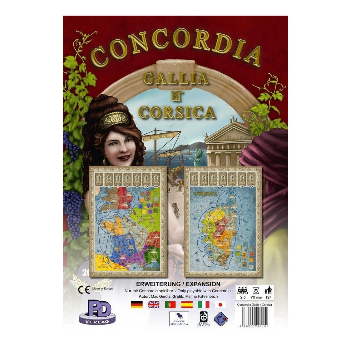 Concordia: Gallia & Corsica Board Game PD-Verlag
