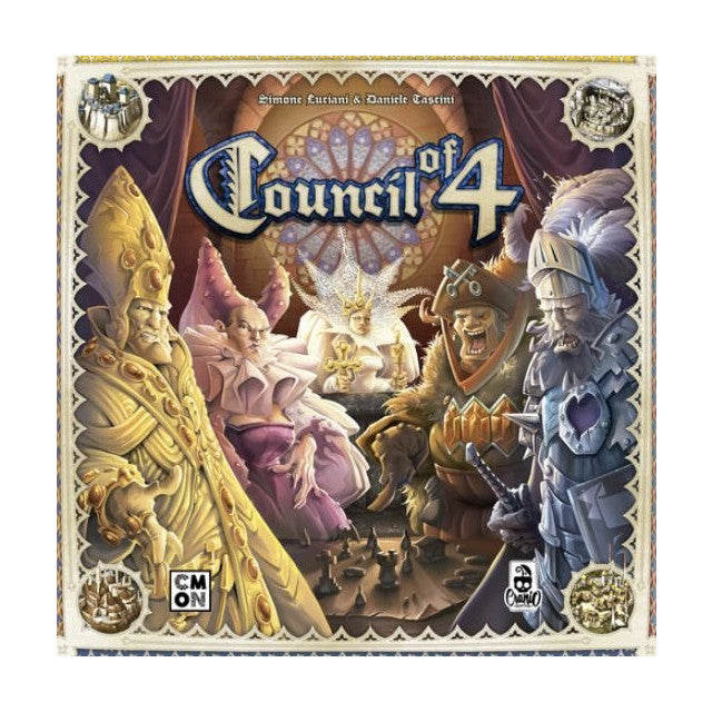 Council Of Four (2nd Edition) Board Game Cool Mini Or Not