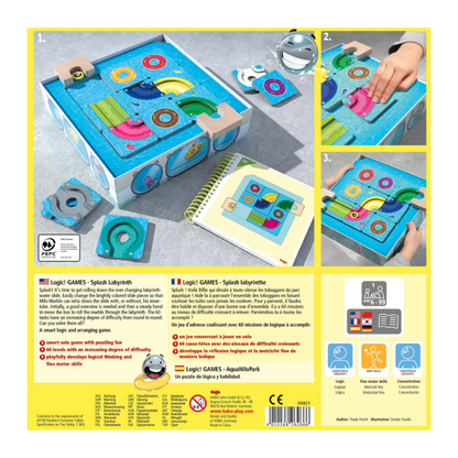 HABA Logic Games! - Splash Labyrinth Kids Board Game HABA