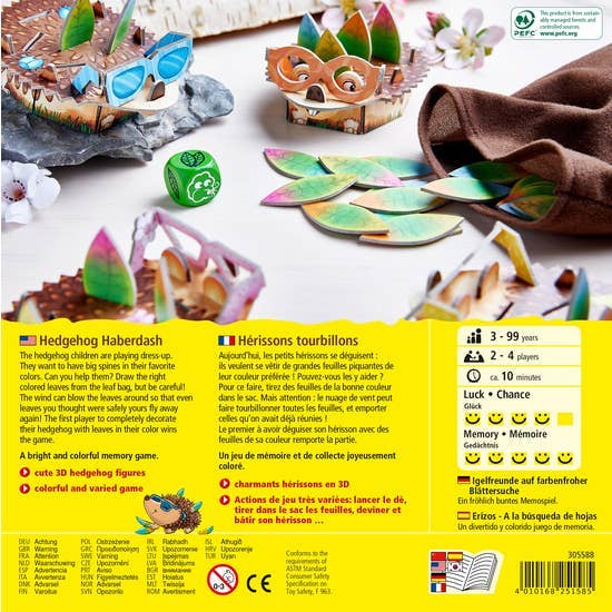 HABA Hedgehog Haberdash - Board Game Kids Board Game HABA UK