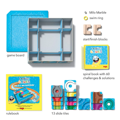HABA Logic Games! - Splash Labyrinth Kids Board Game HABA