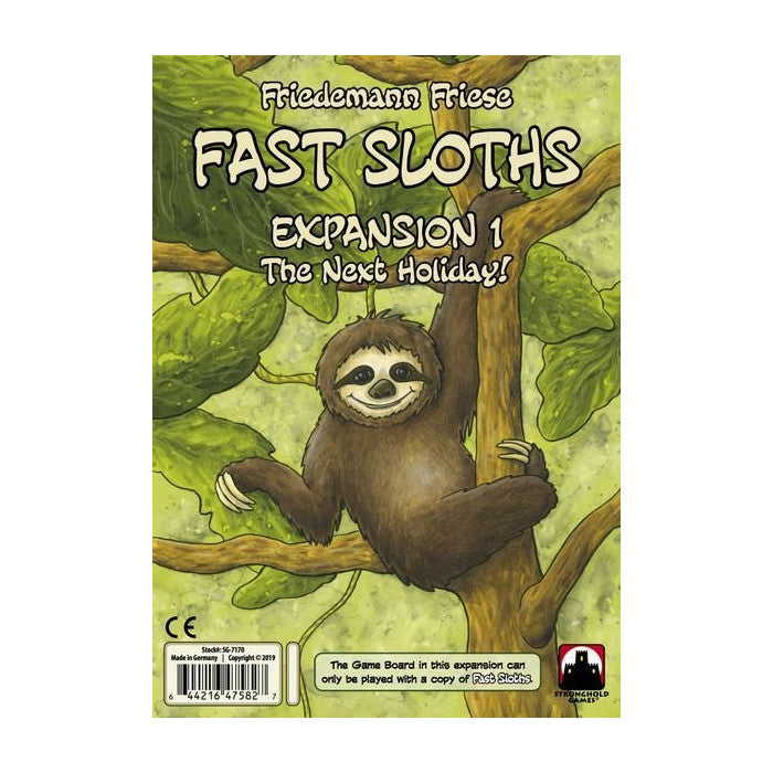 Fast Sloths: Expansion 1 The Next Holiday! Board Game Stronghold Games
