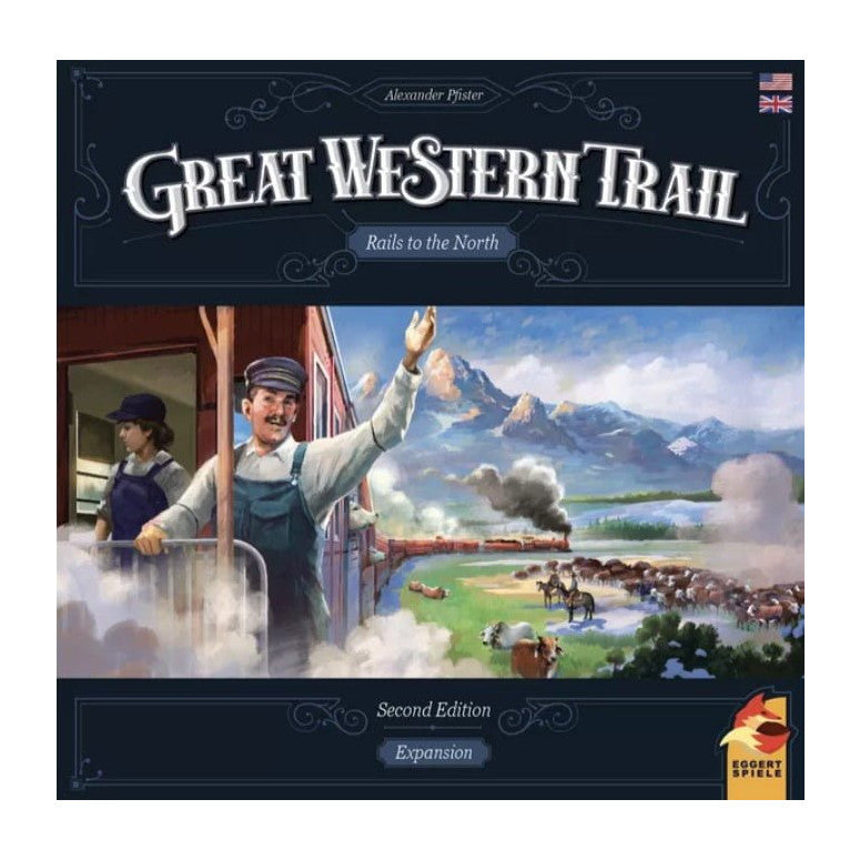 Great Western Trail: Rails to the North (Second Edition) Board Game eggertspiele