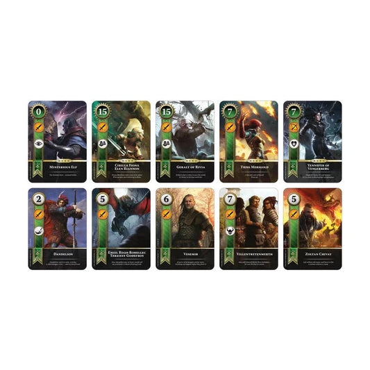 Gwent: 10 Legendary Ballad Scoia'Tael Booster Pack Card Game No Loading Games