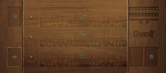 Gwent: Original Wood Mat Playmat No Loading Games