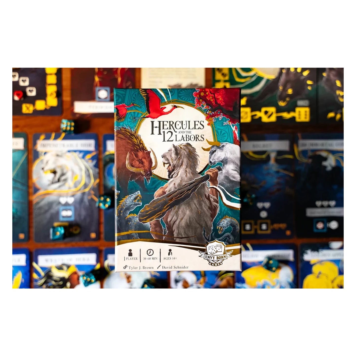 Hercules And The 12 Labors Board Game Envy Born Games