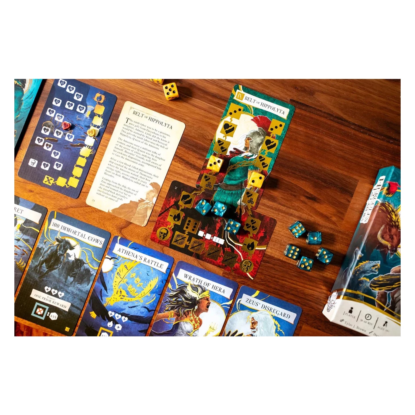Hercules And The 12 Labors Board Game Envy Born Games