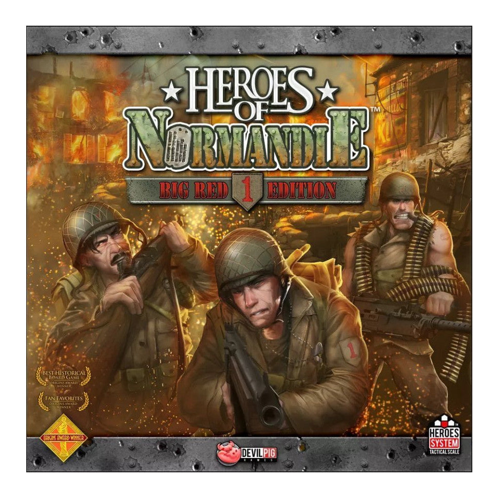 Heroes of Normandie: Big Red One Edition Board Game Devil Pig Games