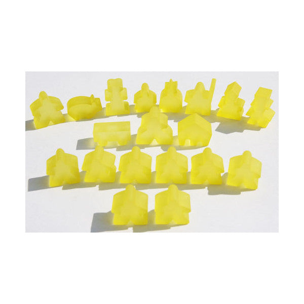 Carcassonne: 19 Frosted Meeples Set Board Game Hans im Glück