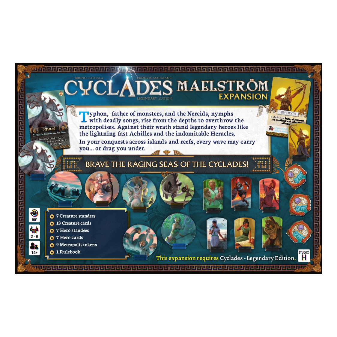 Cyclades: Maelström Expansion Board Game Studio H