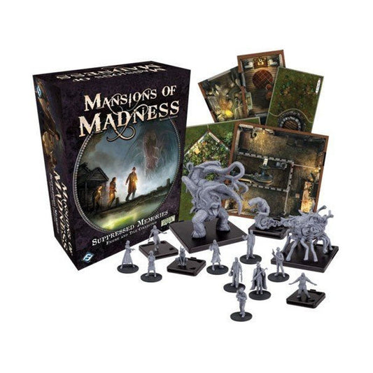 Mansions of Madness: Second Edition Suppressed Memories Figure and Tile Collection Board Game Fantasy Flight Games