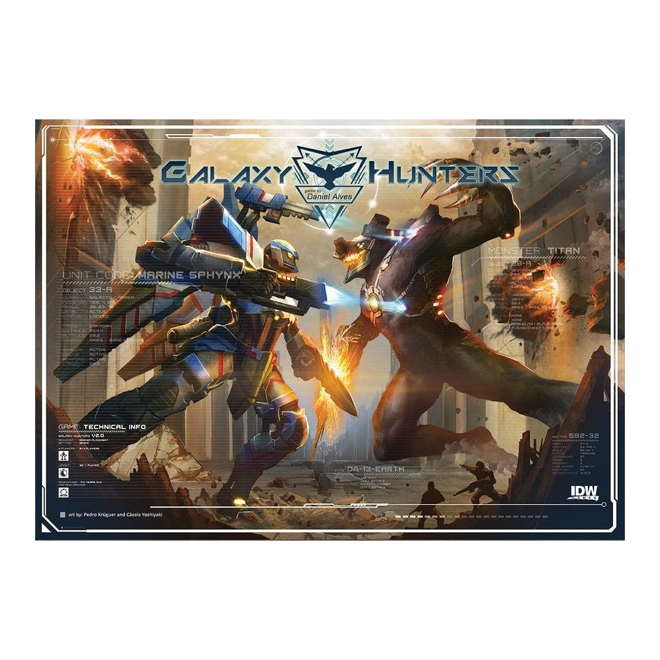 Galaxy Hunters Board Game IDW
