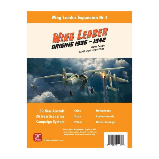 Wing Leader: Origins 1936-1942  GMT Games