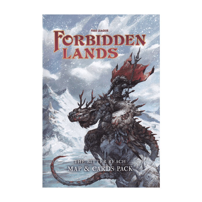 Forbidden Lands: The Bitter Reach Map & Cards Pack  Free League Publishing