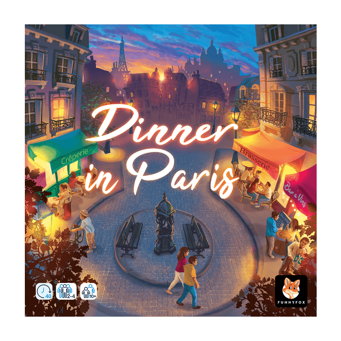 Dinner in Paris Board Game Funnyfox