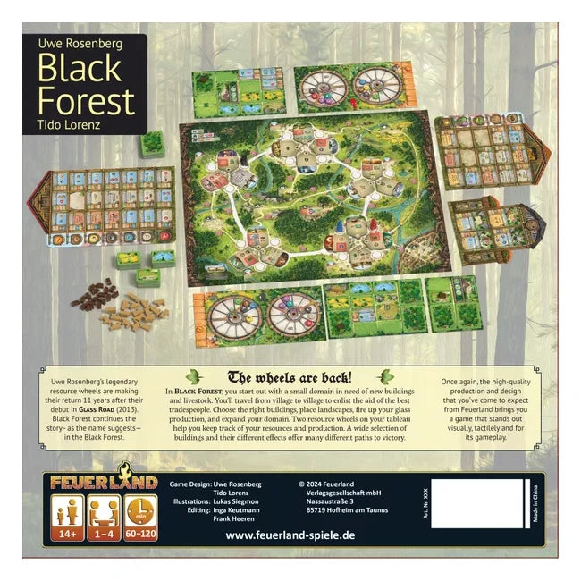 Black Forest Board Game Board Game Feuerland Spiele