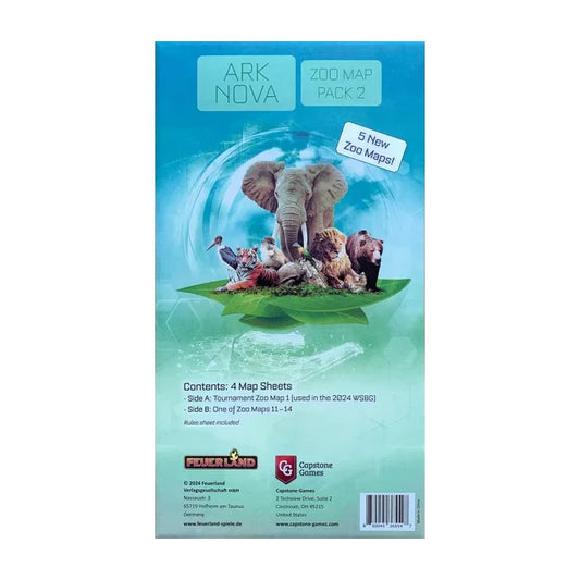 Ark Nova Zoo Map Pack 2 Board Game Meeples Corner