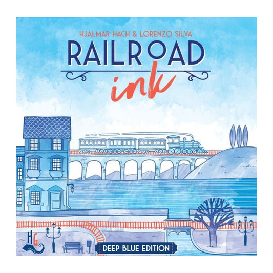 Railroad Ink: Deep Blue Edition Board Game Cool Mini Or Not