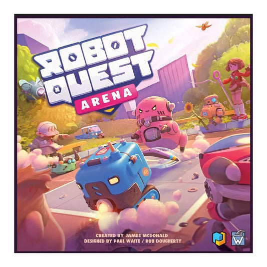 Robot Quest Arena Board Game Wise Wizard Games