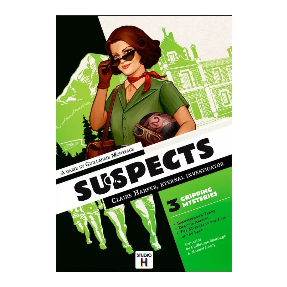 Suspects: Claire Harper, Eternal Investigator Board Game Studio H