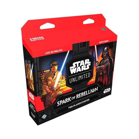 Star Wars: Unlimited – Spark of Rebellion Two-Player Starter (Luke vs Vader) Card Game Fantasy Flight Games