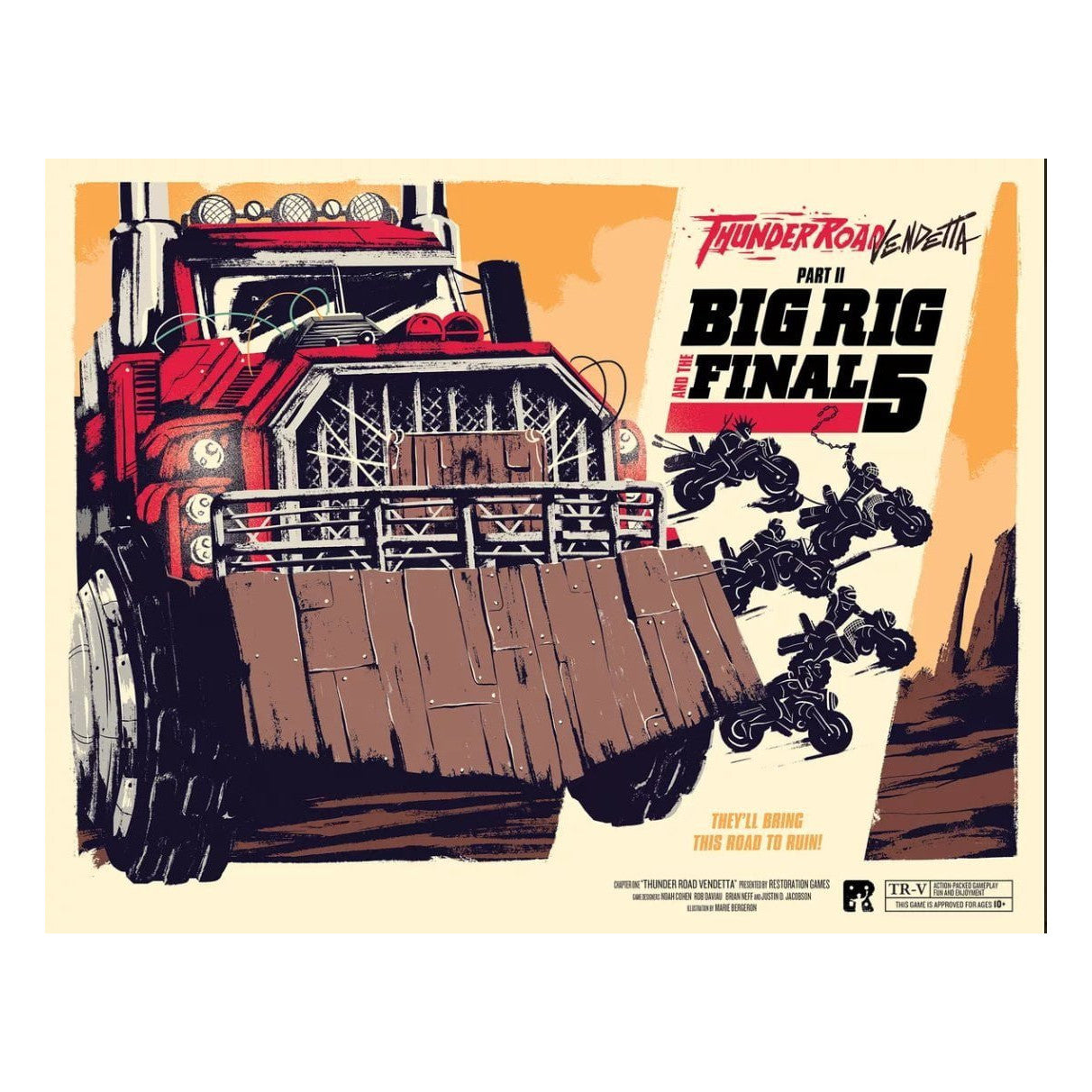 Thunder Road: Vendetta - Big Rig and the Final Five Board Game Restoration Games