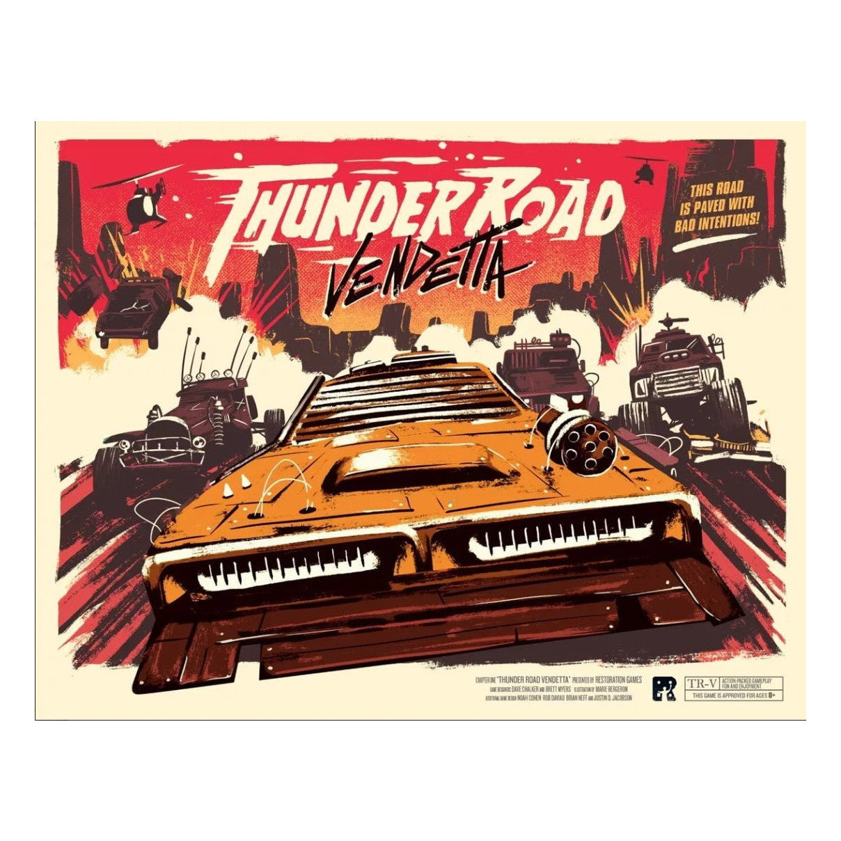 Thunder Road: Vendetta Board Game Restoration Games