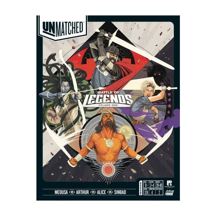 Unmatched: Battle of Legends, Volume One Board Game Restoration Games