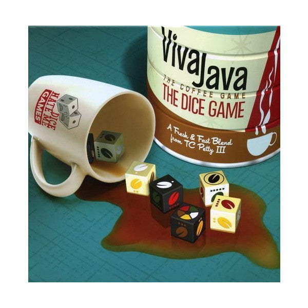 VivaJava: The Coffee Dice Game Board Game Dice Hate Me